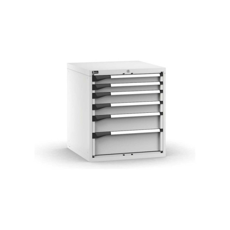 Schubladenschrank Master 714x726x800mm, 36x36 EH mit 6 Schubladen