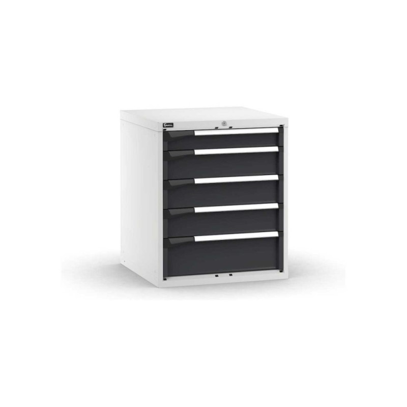 Schubladenschrank Master 714x726x850mm, 36x36 EH mit 5 Schubladen