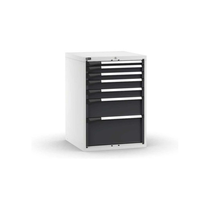 Schubladenschrank Master 714x726x1000mm, 36x36 EH mit 7 Schubladen