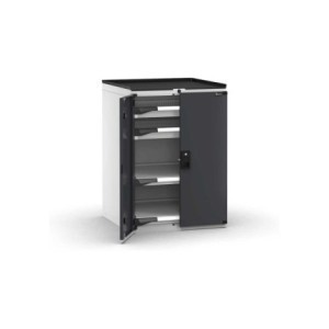 Schubladenschrank Master mit Tür + PVC Abdeckplatte 714x726x1022mm, 36x36 EH