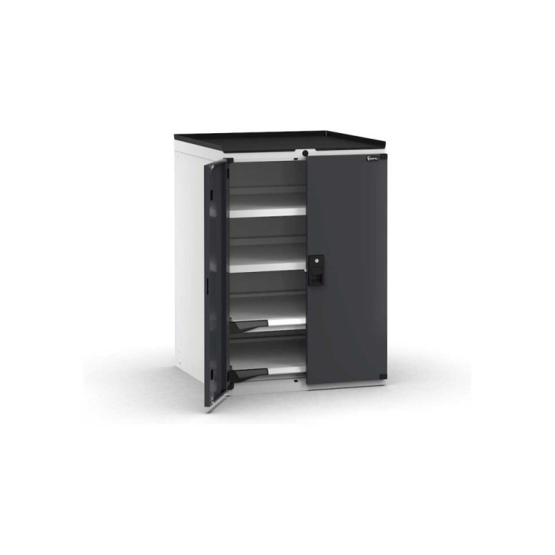 Schubladenschrank Master mit Tür + PVC Abdeckplatte 714x726x1022mm, 36x36 EH