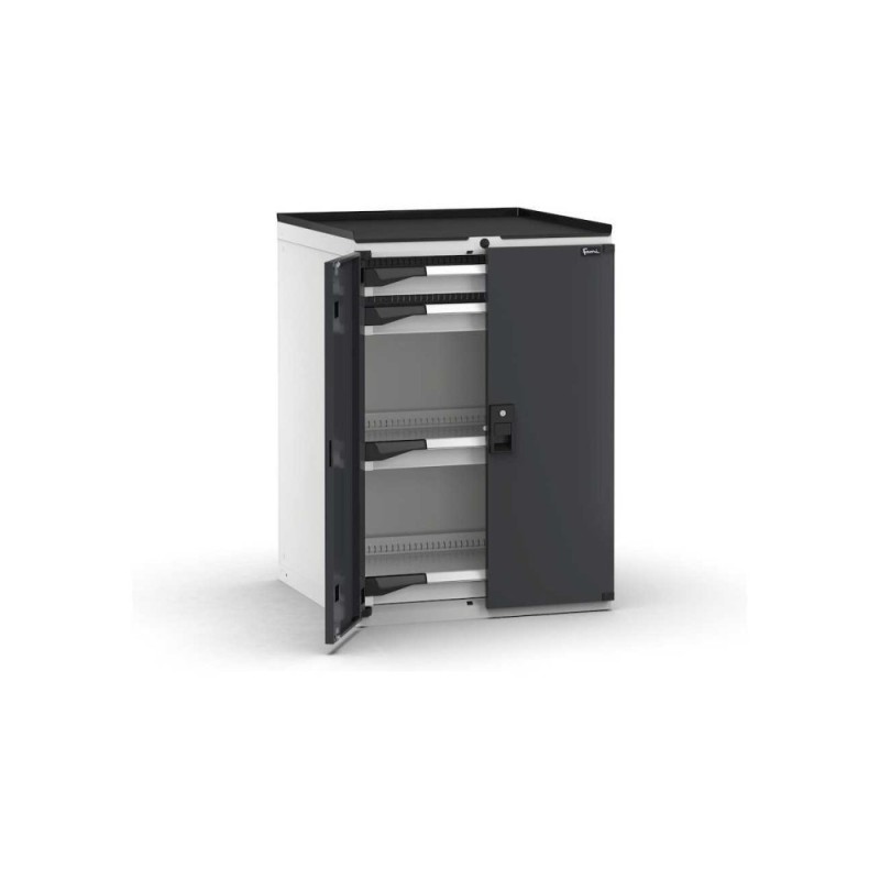 Armoire à tiroirs Master avec porte + plateau en PVC 714x726x1022mm, 36x36 EH