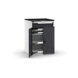 Schubladenschrank Master mit Tür + PVC Abdeckplatte 714x726x1022mm, 36x36 EH