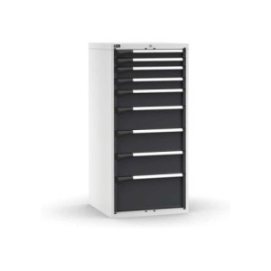 Armoire à tiroirs Master 714x726x1500mm, 36x36 EH avec 9 tiroirs