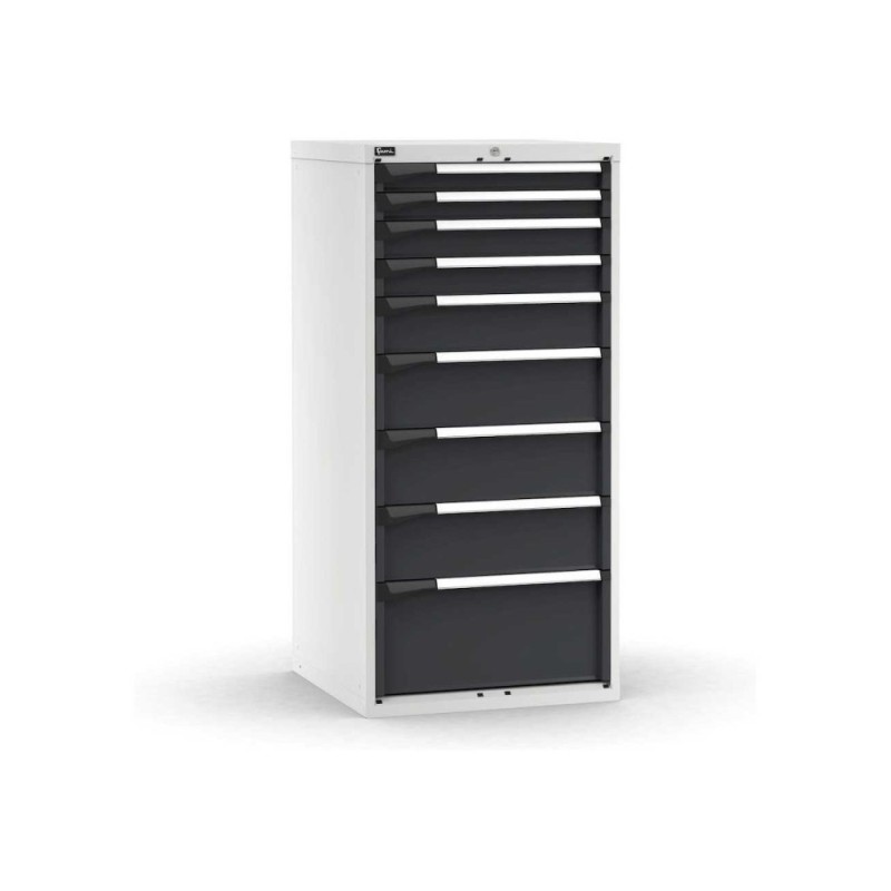 Schubladenschrank Master 714x726x1500mm, 36x36 EH mit 9 Schubladen