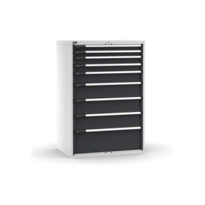 Schubladenschrank Master 1020x726x1500mm, 54x36 EH mit 9 Schubladen