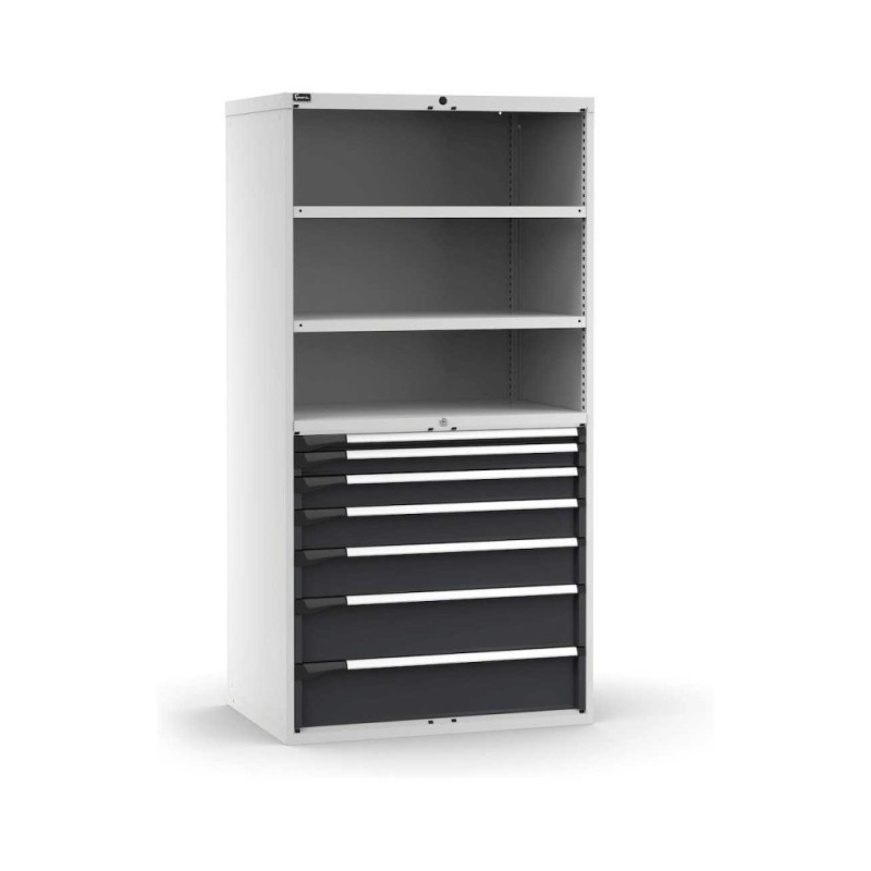 Schubladenschrank Master 1020x726x2000mm, 54x36 EH mit 7 Schubladen