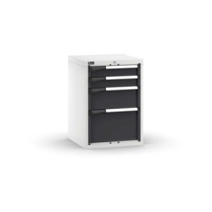 Schubladenschrank Master 561x573x800mm, 27x27 EH mit 4 Schubladen