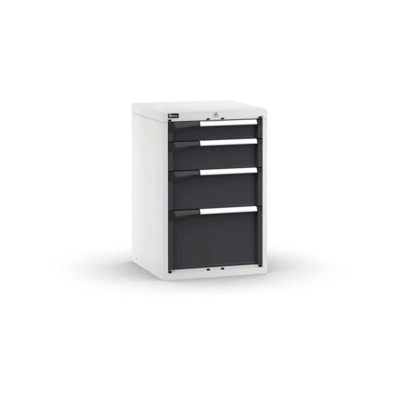 Schubladenschrank Master 561x573x850mm, 27x27 EH mit 4 Schubladen