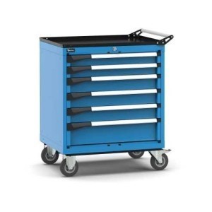 fahrbarer Schubladenschrank Master 714x573x922mm, 36x27 EH mit 6 Schubladen