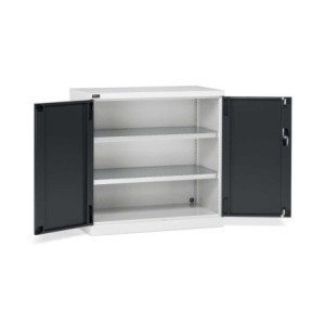 Flügeltürschrank 1023x555x1000mm, 54x27 EH mit 2 Fachböden