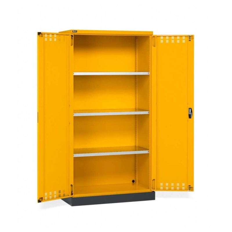 Armoire environnementale 1048x600x2027 mm, 54x27 EH avec bac de rétention