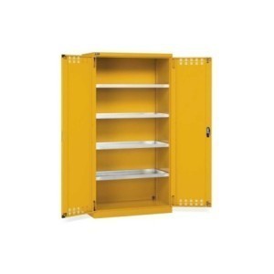 Gefahrstoffschrank 1023x555x2000mm, mit 4 Auffangwannen