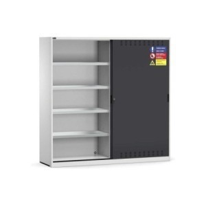Gefahrenstoffschrank 2000x600x2000mm, 54+54x27 EH mit Auffangwannen