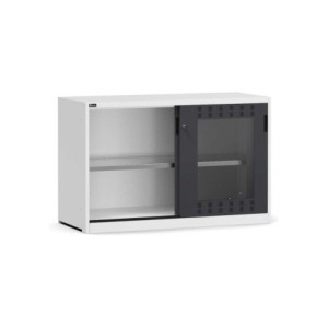 Schiebetürschrank 1428x600x915mm, 78x27 EH mit 1 Fachboden