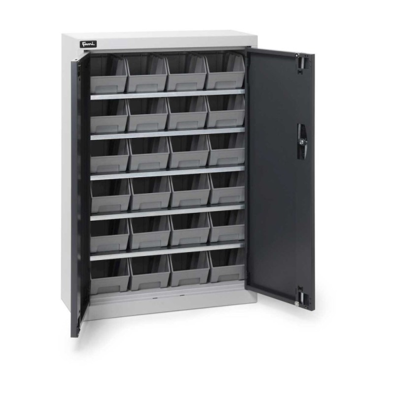 Armoire à bacs avec 24 bacs à bec AIR 700 x 267 x 1001 mm