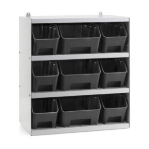 Regal mit 9x Regalkästen AIR 496x300x546mm