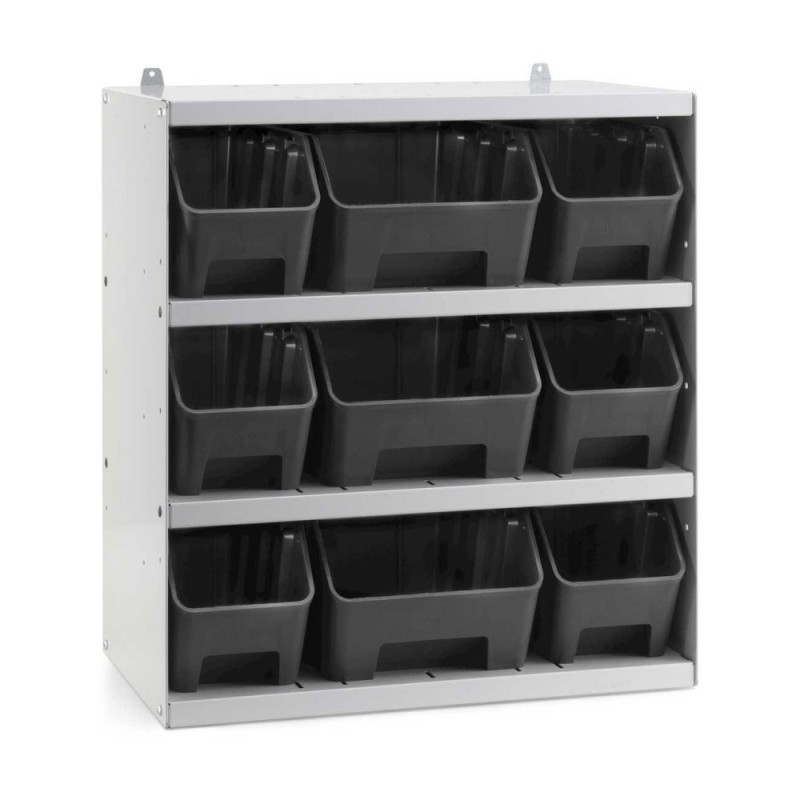 Regal mit 9x Regalkästen AIR 496x300x546mm