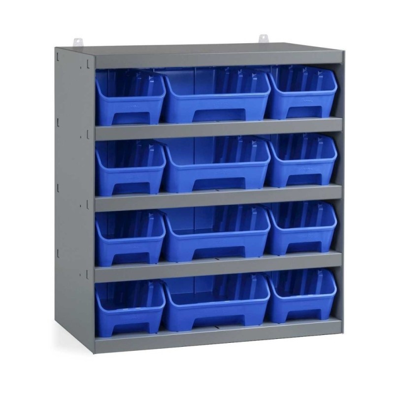 Étagère avec 12 bacs AIR 496x300x546mm