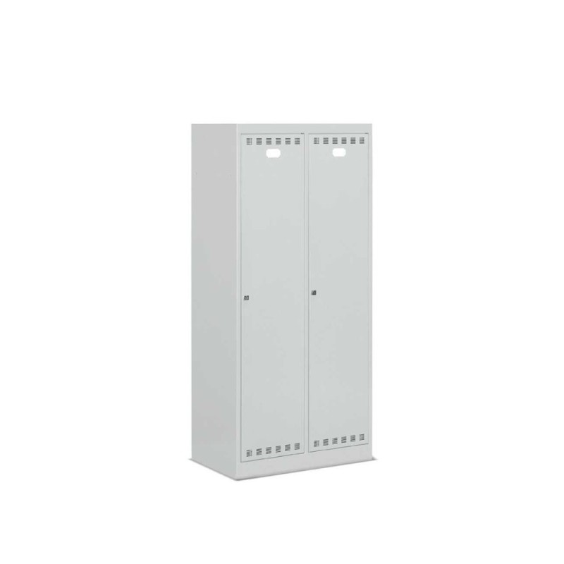 Garderobenschrank Abteilbreite 400mm, 2 Abteile