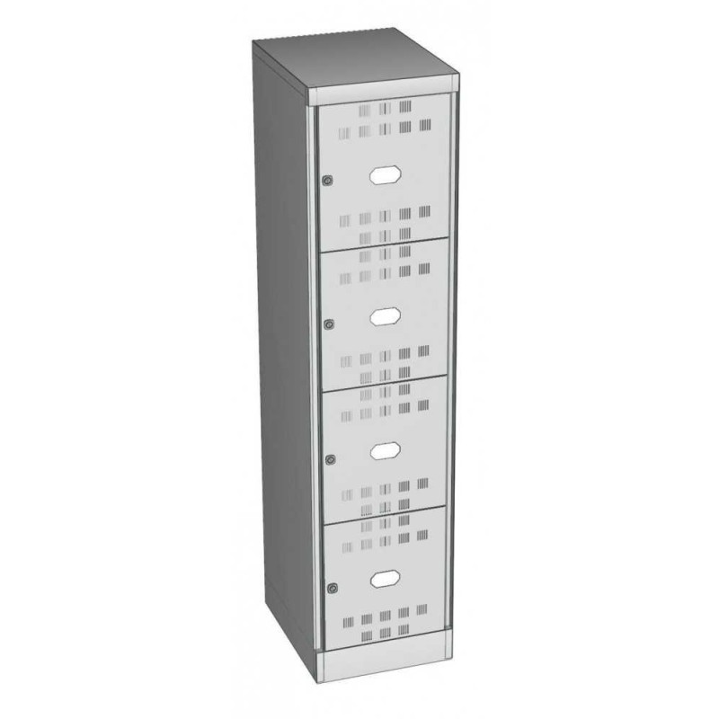 Fächerschrank Abteilbreite 400mm, 4 Abteile