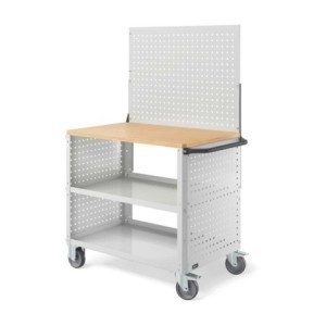 Werkstattwagen 1030x633x1538mm, mit Rückwand