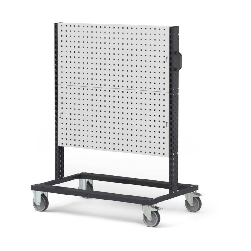 Chariot à panneaux perforés avec 4 panneaux perforés 1067x668x1357mm