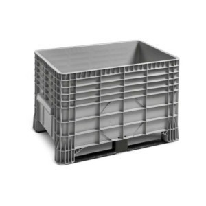 Caisse en plastique avec traverse pour transpalette 1200x800x800mm