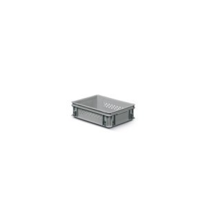 Euro Box 400x300x120mm, Wände und Boden gelocht