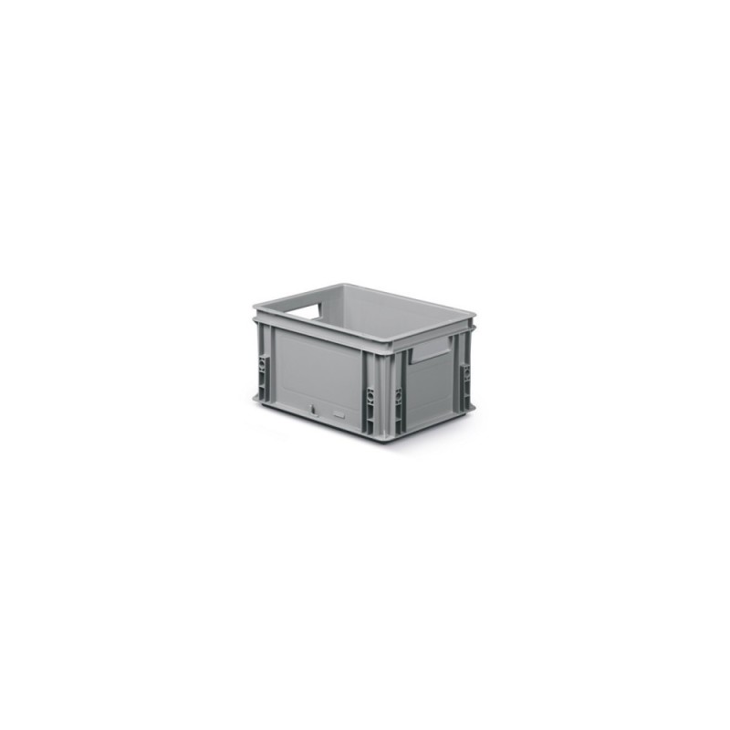 Euro Box 400x300x220mm, mit Grifflöchern und verstärktem Boden
