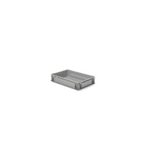 Euro Box 600x400x120mm, parois et fond perforés