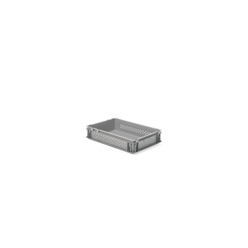 Euro Box 600x400x120mm, Wände und Boden gelocht