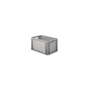 Euro Box 600x400x325mm, mit Grifflöchern und verstärktem Boden