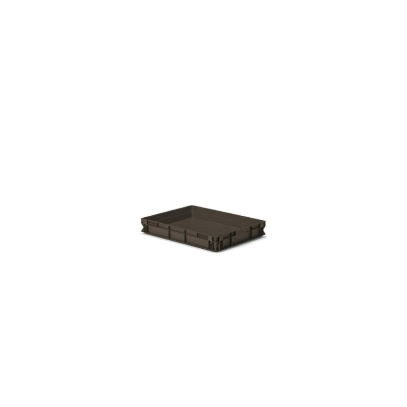 recycelte Euro Box 800x600x120mm, mit verstärktem Boden