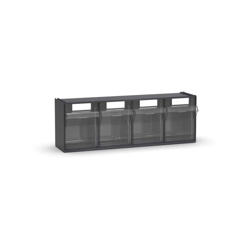 Klappkasten Visual Box mit 4 Behältern