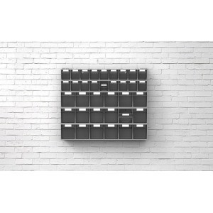 Klappkasten Visual Box mit 5 Behältern