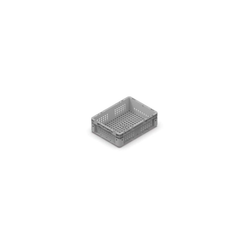 stapelbarer Kunststoffkasten Nexit 400x300x120mm, gelocht