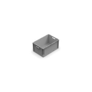 stapelbarer Kunststoffkasten Nexit 600x400x270mm, mit verstärktem Boden