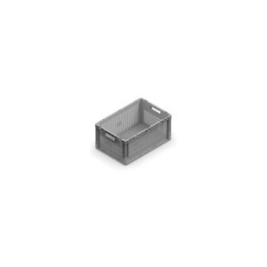 stapelbarer Kunststoffkasten Nexit 600x400x270mm, gelocht