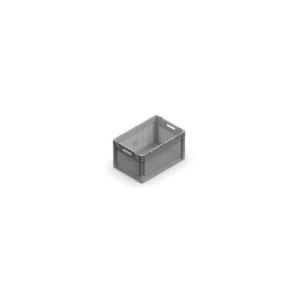 stapelbarer Kunststoffkasten Nexit 600x400x320mm, gelocht