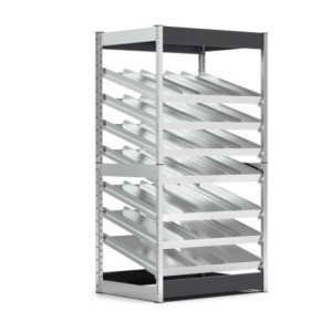 Grund-Regal Kanban mit geneigten Böden 1057x2016mm