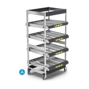 rayonnage gravitaire H 2164 mm
