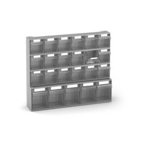 Wandregal mit 4x Klappkästen 600x157x500mm