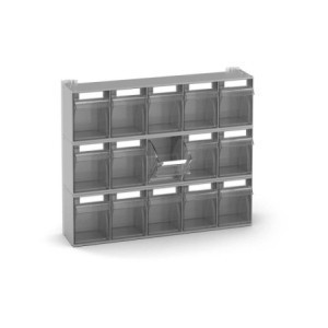 Wandregal mit 3x Klappkästen 600x157x500mm