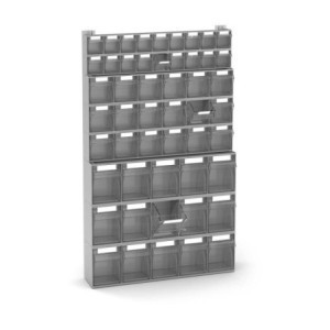 étagère murale avec 8x bacs basculants 600x157x1000 mm