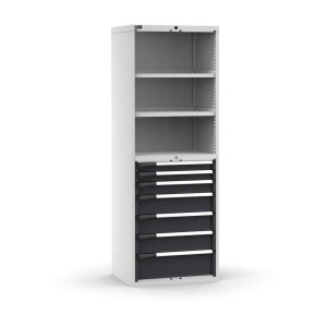 Schubladenschrank Master 714x573x2000mm, 36x27 EH mit 7 Schubladen