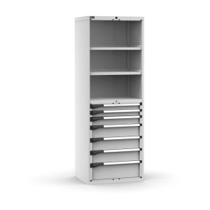 Schubladenschrank Master 714x573x2000mm, 36x27 EH mit 7 Schubladen
