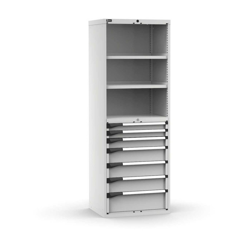 Schubladenschrank Master 714x573x2000mm, 36x27 EH mit 7 Schubladen