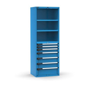 Armoire à tiroirs Master 714x573x2000mm, 36x27 EH avec 7 tiroirs