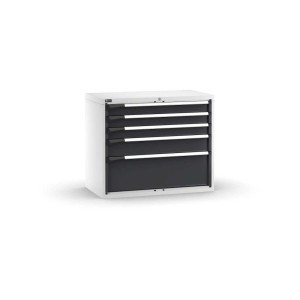 Schubladenschrank Master 1020x573x850mm, 54x27 EH mit 5 Schubladen